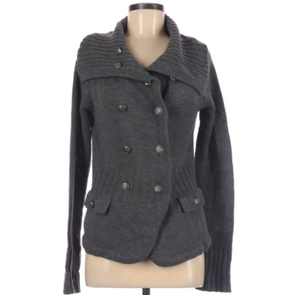 Romeo & Juliet Couture Sweaters - Romeo & Juliet Couture Double Breasted Cardigan